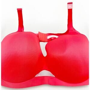 Cacique Comfort Bliss Bra Lightly Lined Full Coverage Wire Salmon Pink Size 54B